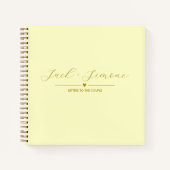 Lettres au livre d'invité Couple | Beurre jaune (Devant)