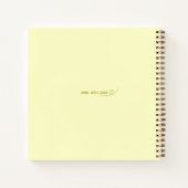 Lettres au livre d'invité Couple | Beurre jaune (Dos)