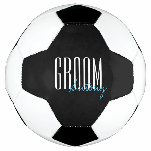 Lettres audacieuses "Groom" Soirée de mariage pers (Devant)