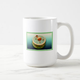 Lettres brouillées tasse avec billard