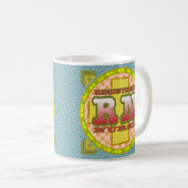 Lettres croisées, coutume RN Nurse mug (Devant droit)