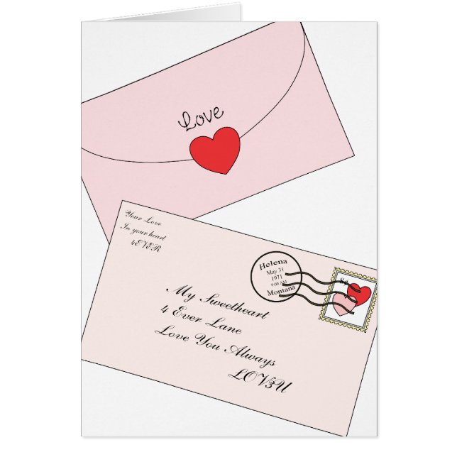 Lettres d'amour (Devant)
