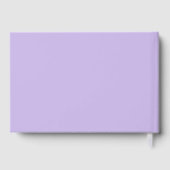 Lettres d'aquarelle Lilacs violet à la mariée (Verso)