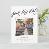 Lettres de brosse à main | Enregistrer le Carte ph (Debout devant)