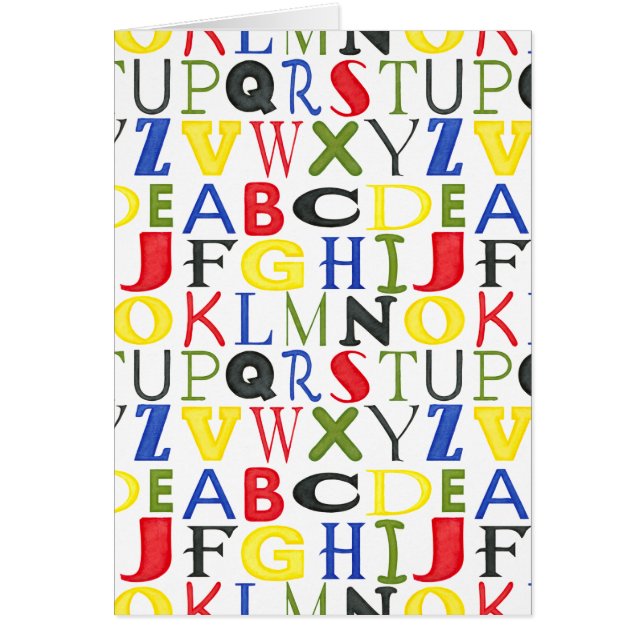 Lettres de couleur vive de Megan Meagher (Devant)