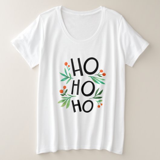 Lettres de Noël décoratives avec ho t-shirts (Design devant)