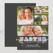 Lettres de Pâques Quatre Cartes photos (Devant / Derrière)