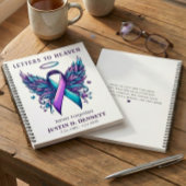 Lettres de perte de suicide au journal de deuil cé