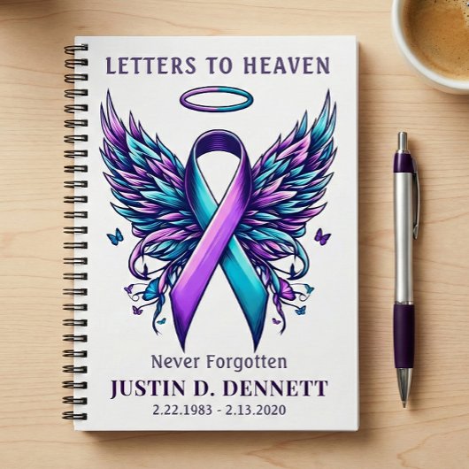 Lettres de perte de suicide au journal de deuil cé