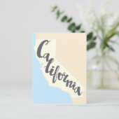 Lettres de pinceau californienne avec carte Silhou (Debout devant)