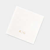 Lettres élégantes mariages Monogram Classic (Gauche)