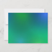 Lettres et notes hébraïques éclatantes Invitation  (Dos)