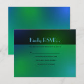 Lettres et notes hébraïques éclatantes Invitation  (Devant / Derrière)