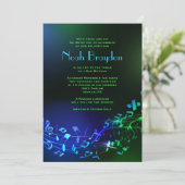 Lettres et notes hébraïques éclatantes Invitation (Debout devant)