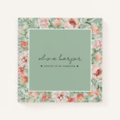 Lettres florale floues au Journal de ma fille (Devant)