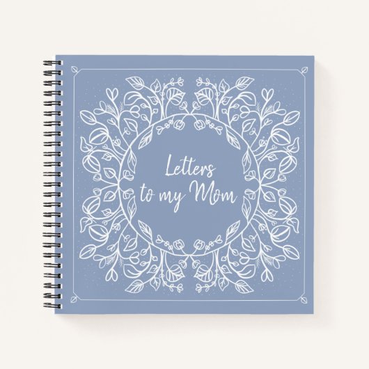 Lettres florales à My Mom Keepsaké Journal (Devant)