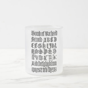 Lettres gothiques Mug