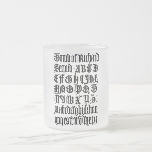 Lettres gothiques Mug (Centre)