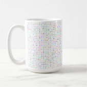 Lettres grecques 15oz Mug (Gauche)
