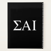 Lettres grecques Sigma Alpha Iota (Dos)