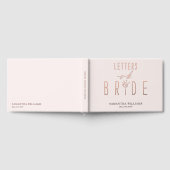 Lettres Modernes À La Mariée Élégante Rose Rose Or (Complet)