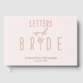 Lettres Modernes À La Mariée Élégante Rose Rose Or (Recto)