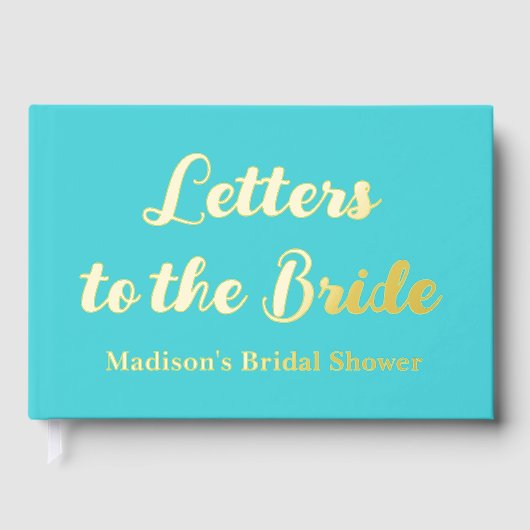 Lettres personnalisées à la mariée Enterrement de  (Recto)