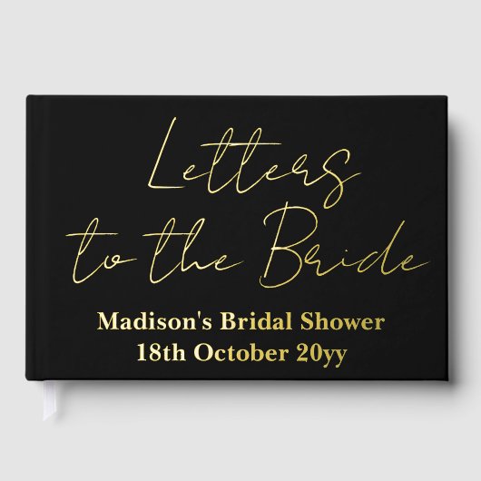 Lettres personnalisées à la mariée Enterrement de (Recto)