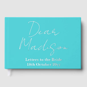 Lettres personnalisées à la mariée pour l'enterrem