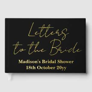 Lettres personnalisées à la mariée pour l'enterrem