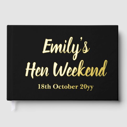 Lettres personnalisées à la mariée pour un week-en (Recto)