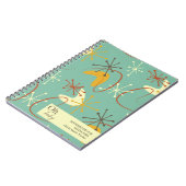 Lettres pour Carnet bébé Mid-Century moderne bébé (Côté gauche)