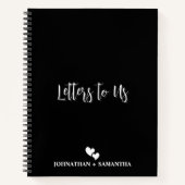 Lettres pour nous, Journal Mariage, Black Elegant  (Devant)