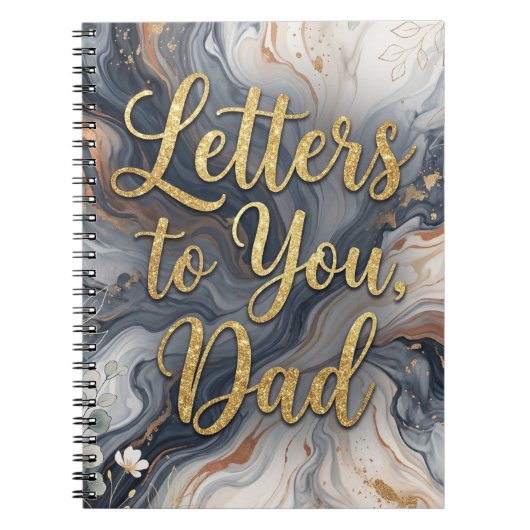 Lettres pour toi, Papa : Journal de deuil (Devant)