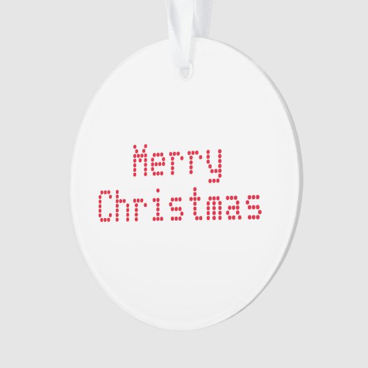 Lettres rouges "Joyeux Noël" arrière - plan blanc (devant)