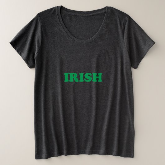 Lettres vertes de la Saint Patrick's Day (Design devant)