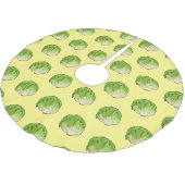 Lettuce cartoon illustratie kerstboom rok (Gekanteld)