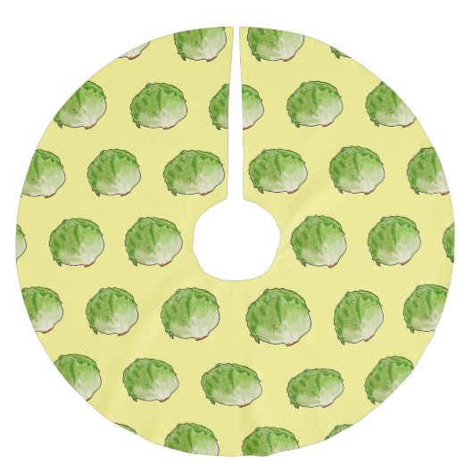 Lettuce cartoon illustratie kerstboom rok (Voorkant)