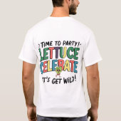 Lettuce célèbre le T-shirt 🥳 pour hommes 👕 (Dos)