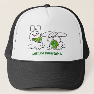 Lettuce Entertain U Cartoon Rabbits Trucker Pet