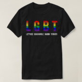 Lettuce Guacamole Bacon Tomato Funny LGBT Pride ho T-shirt (Design voorkant)