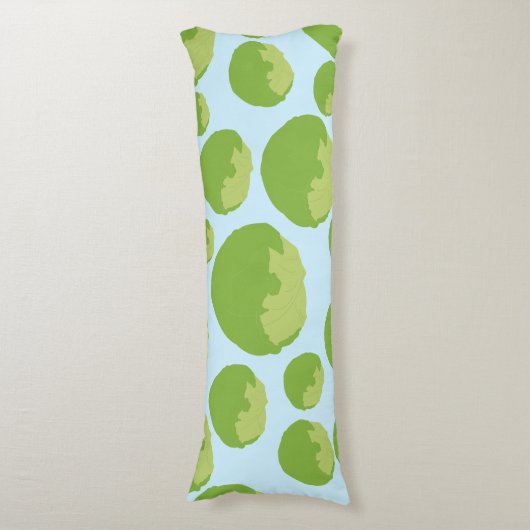 Lettuce Pattern Lichaamskussen (Voorkant Verticaal)