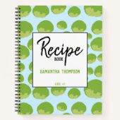 Lettuce Pattern Recipe Blank Cookbook Notitieboek (Voorkant)