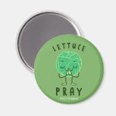 Lettuce Pray Magneet (Voorkant / Achterkant)