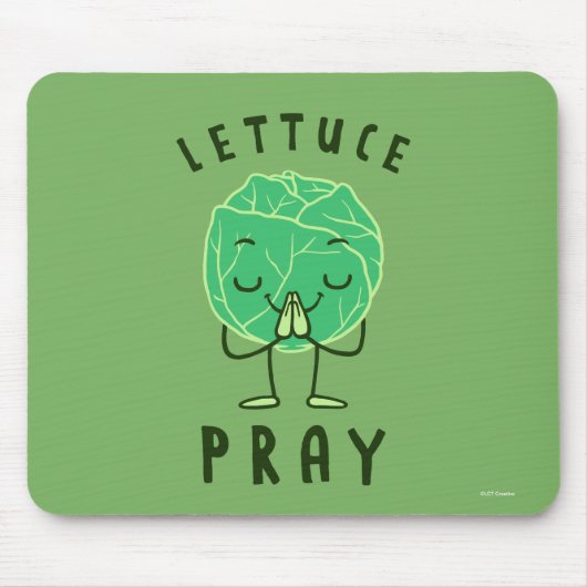 Lettuce Pray Muismat (Voorkant)