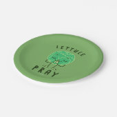 Lettuce Pray Papieren Bordje (Gekanteld)