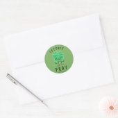 Lettuce Pray Ronde Sticker (Envelop)