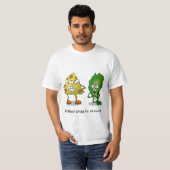 Lettuce Pray to Cheeses T-shirt (Voorkant volledig)