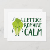 Lettuce Romaine Calm Briefkaart (Voorkant / Achterkant)
