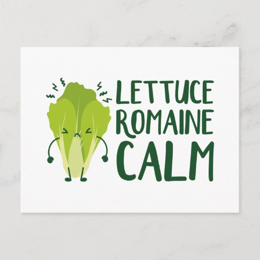 Lettuce Romaine Calm Briefkaart (Voorkant)